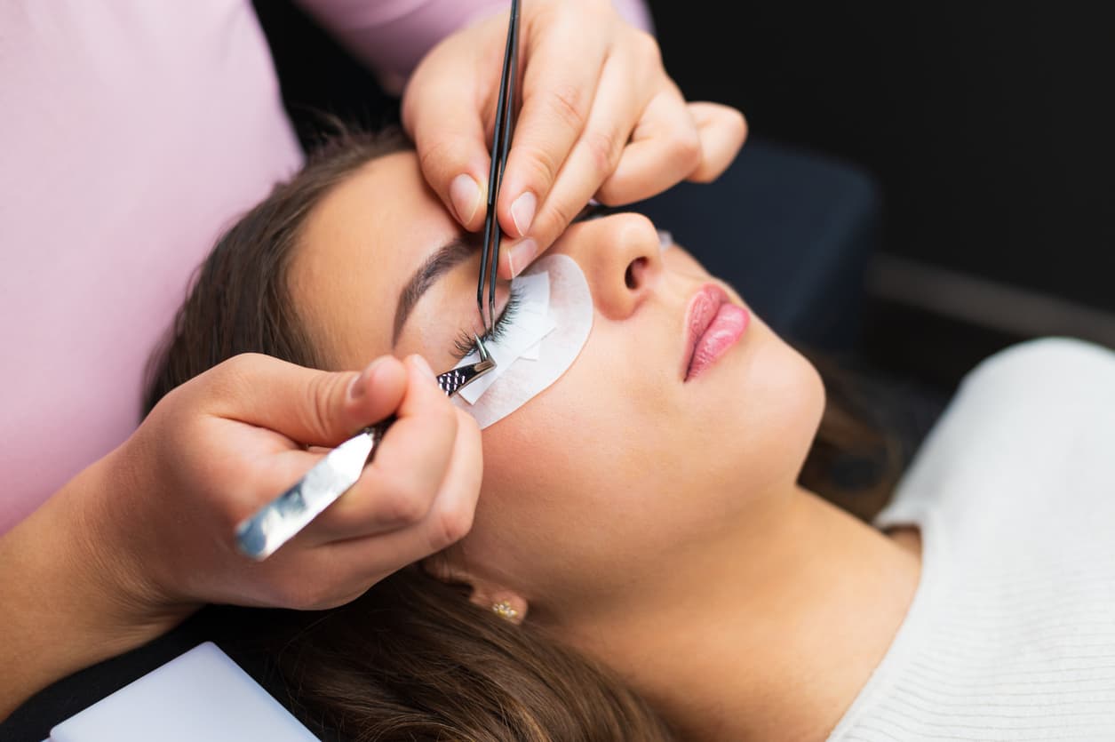 Eyelash extensions by Lash Art by Krissy
